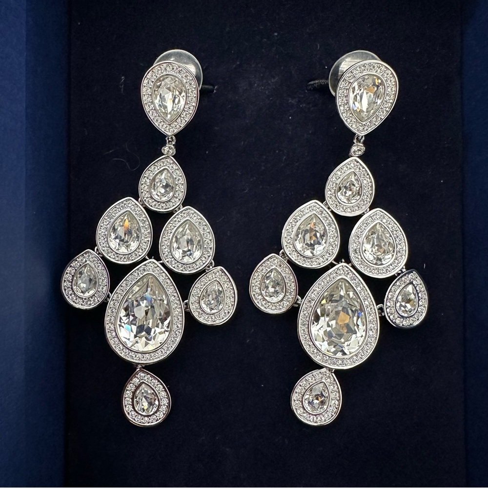 NWOT Swarovski Sensation Vintage Clip-On Earrings (Style 5003364)